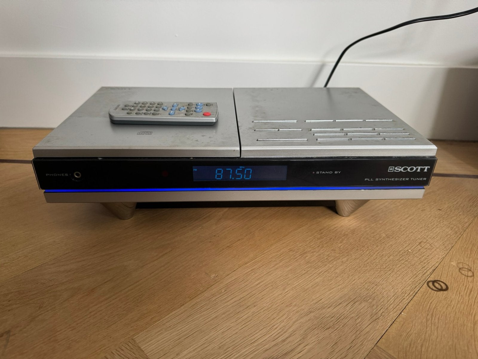 Scott CD-speler met FM-radio en afstandsbediening, Audio, Tv en Foto, Ophalen of Verzenden, Gebruikt, Overige merken