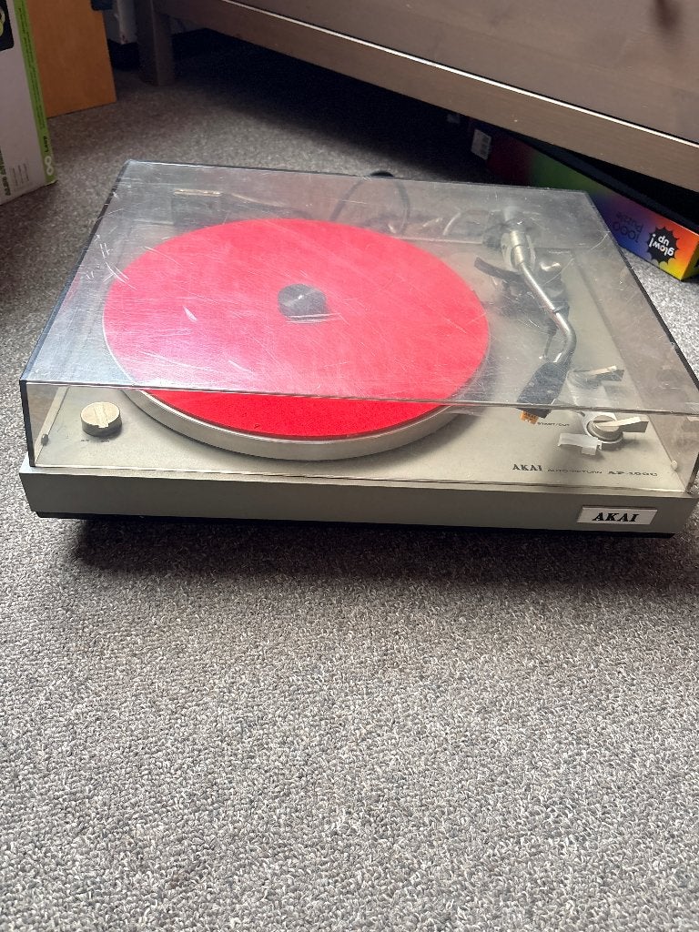 Akai AP-100C platenspeler, Audio, Tv en Foto, Gebruikt, Automatisch, Ophalen of Verzenden, Platenspeler