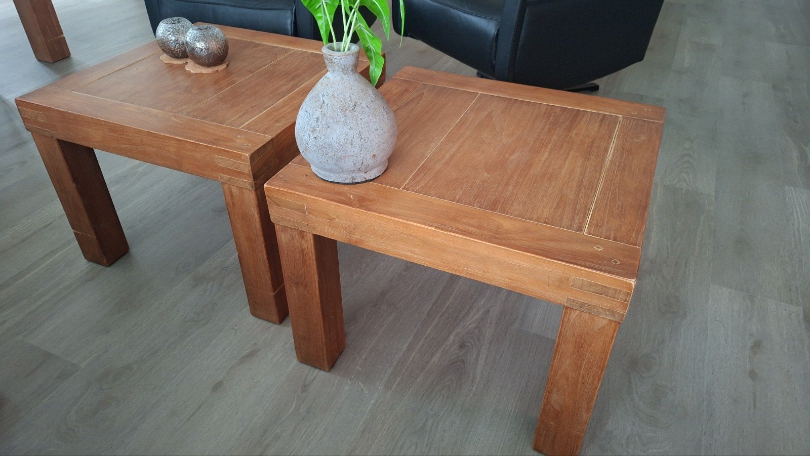 1x salontafel teak, Ophalen, Gebruikt, 50 tot 100 cm, 50 tot 100 cm