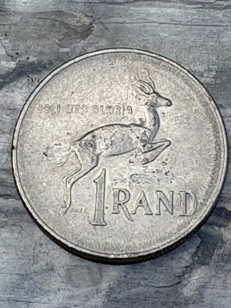 1 Rand 1977 Zuid Afrika, Ophalen of Verzenden, Zuid-Afrika, Losse munt