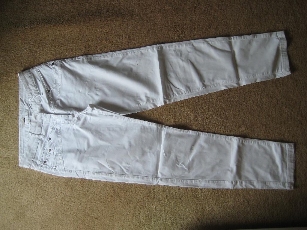 La Ligna broek. Maat 38 = M. Wit., Maat 38/40 (M), Wit, Nieuw, Ophalen of Verzenden
