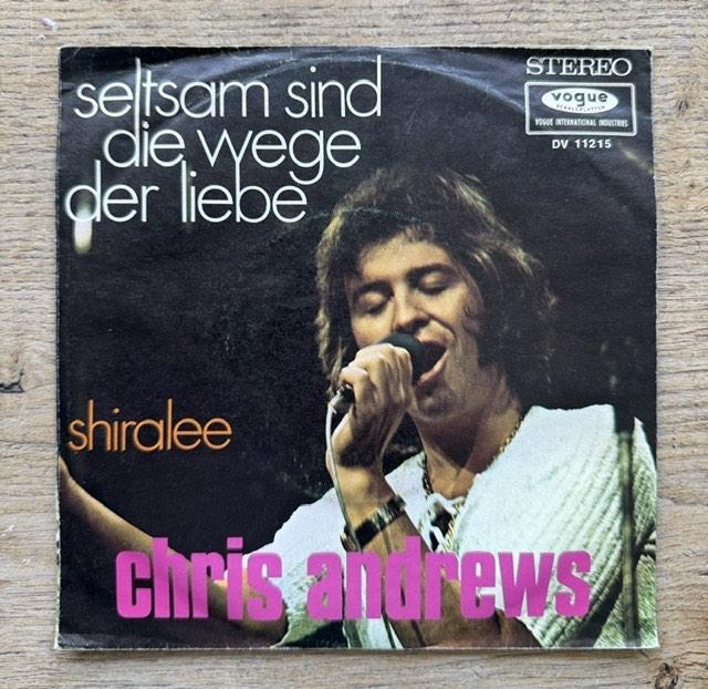 Chris Andrews - Seltsam sind die Wege de Liebe, Cd's en Dvd's, Gebruikt, Fotohoes, 7 inch, Single