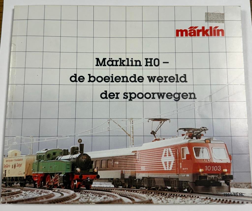 Märklin catalogus 1984/85 NL + prijslijst, Wisselstroom, Gebruikt, Analoog, Märklin