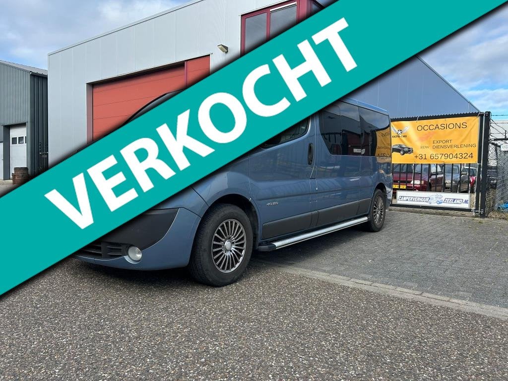 Renault Trafic 2.5 dCi T29 L2H2 DC Dubbel Cabine Automaat Tr, Auto's, Gebruikt, Bedrijf, Diesel, Euro 4