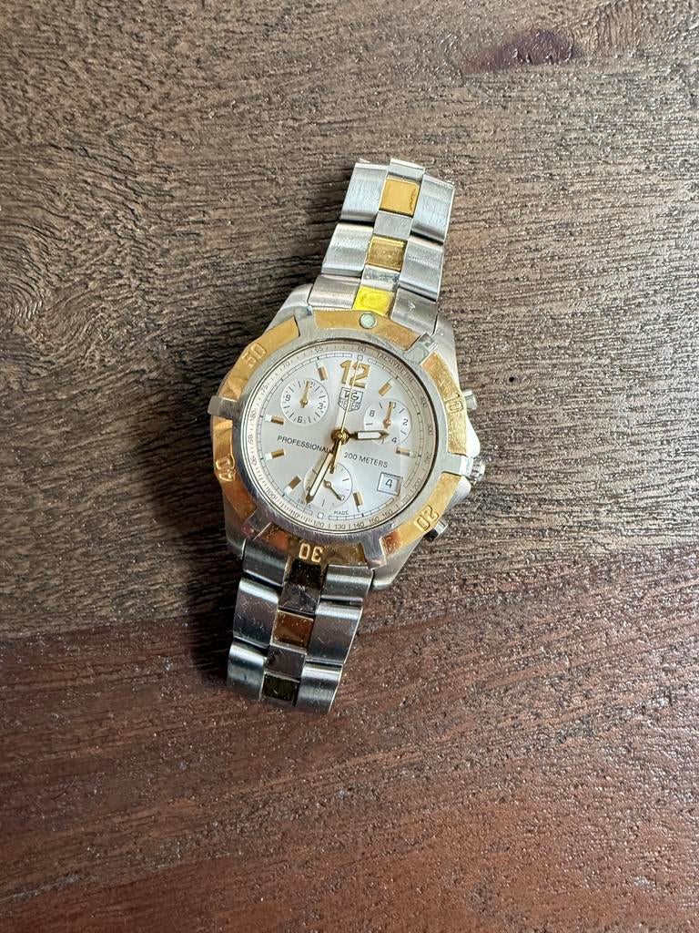 Tag Heuer horloge mannen CN 1151, Ophalen of Verzenden, Zo goed als nieuw, Staal, TAG Heuer