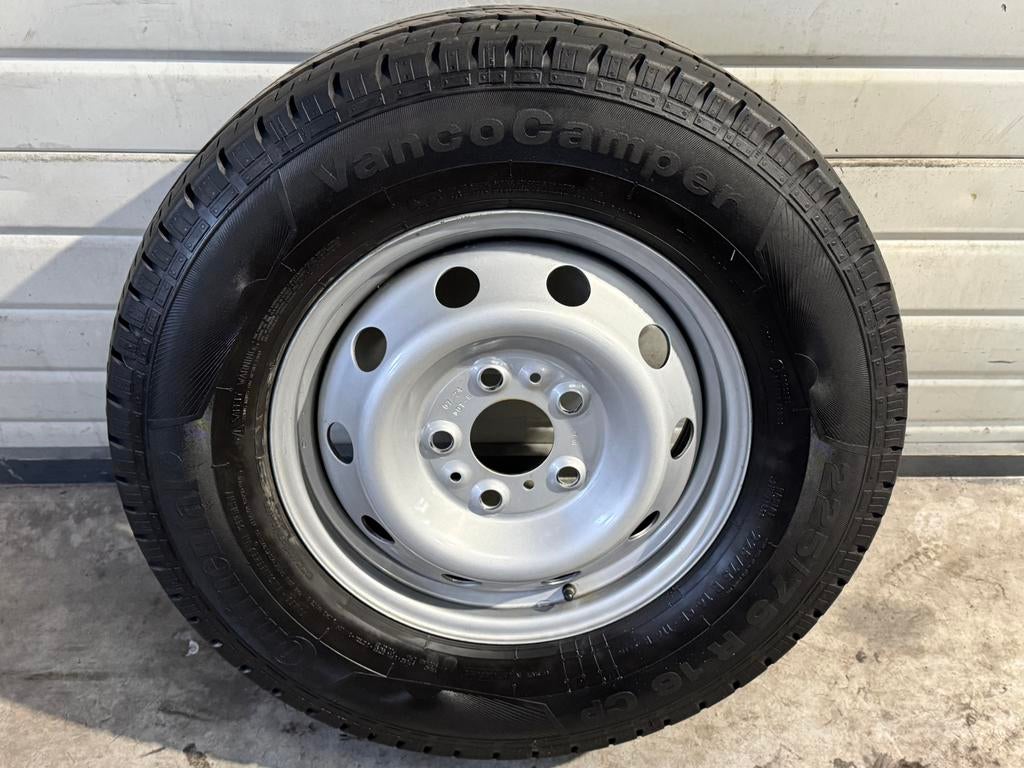 RESERVEWIEL Camper 16”- 5X130, 225/75/16, 16 inch, Banden en Velgen, Ophalen of Verzenden, Bestelwagen