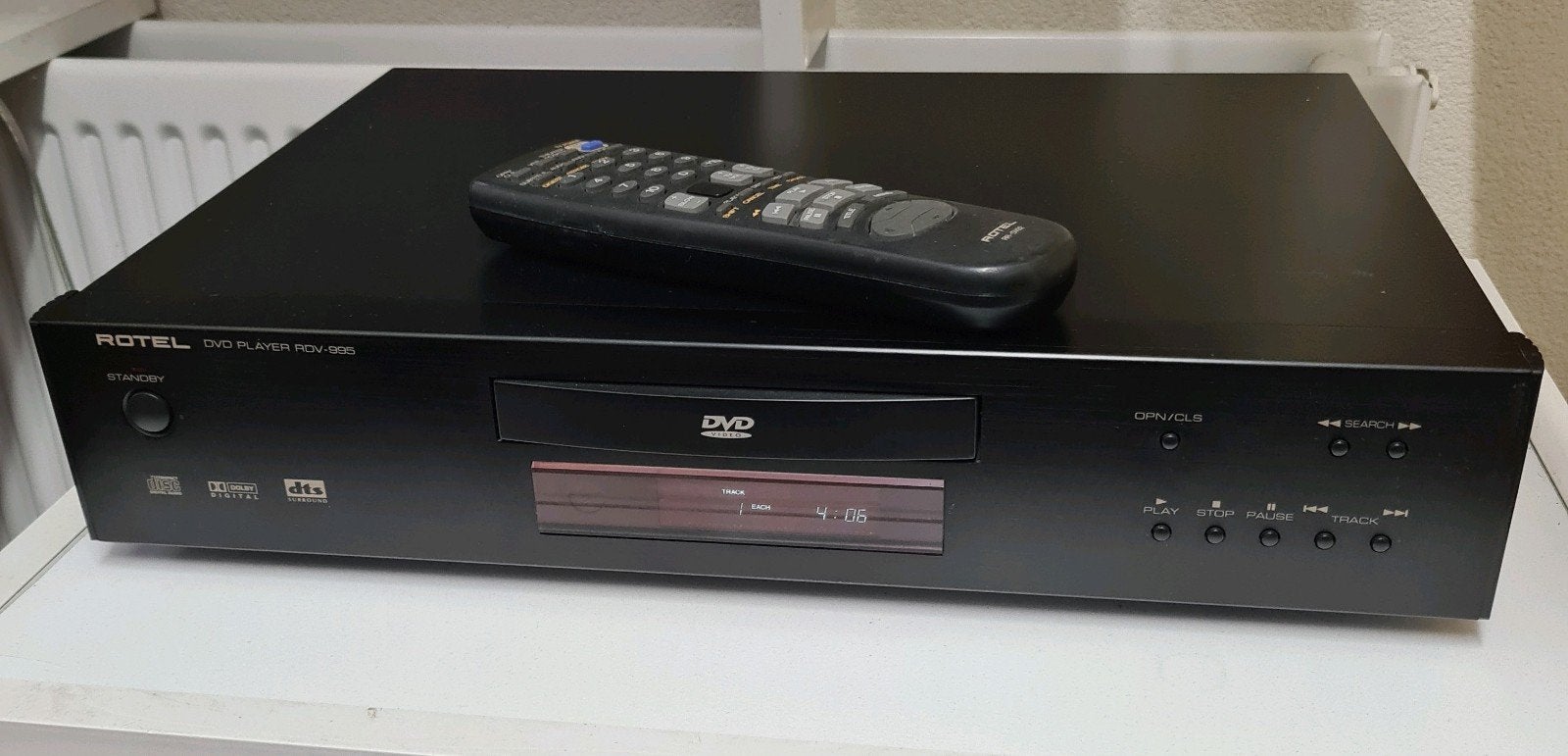 Rotel cd dvd speler rdv-995 + afstandsbediening, Ophalen of Verzenden, Zo goed als nieuw, Dvd-speler