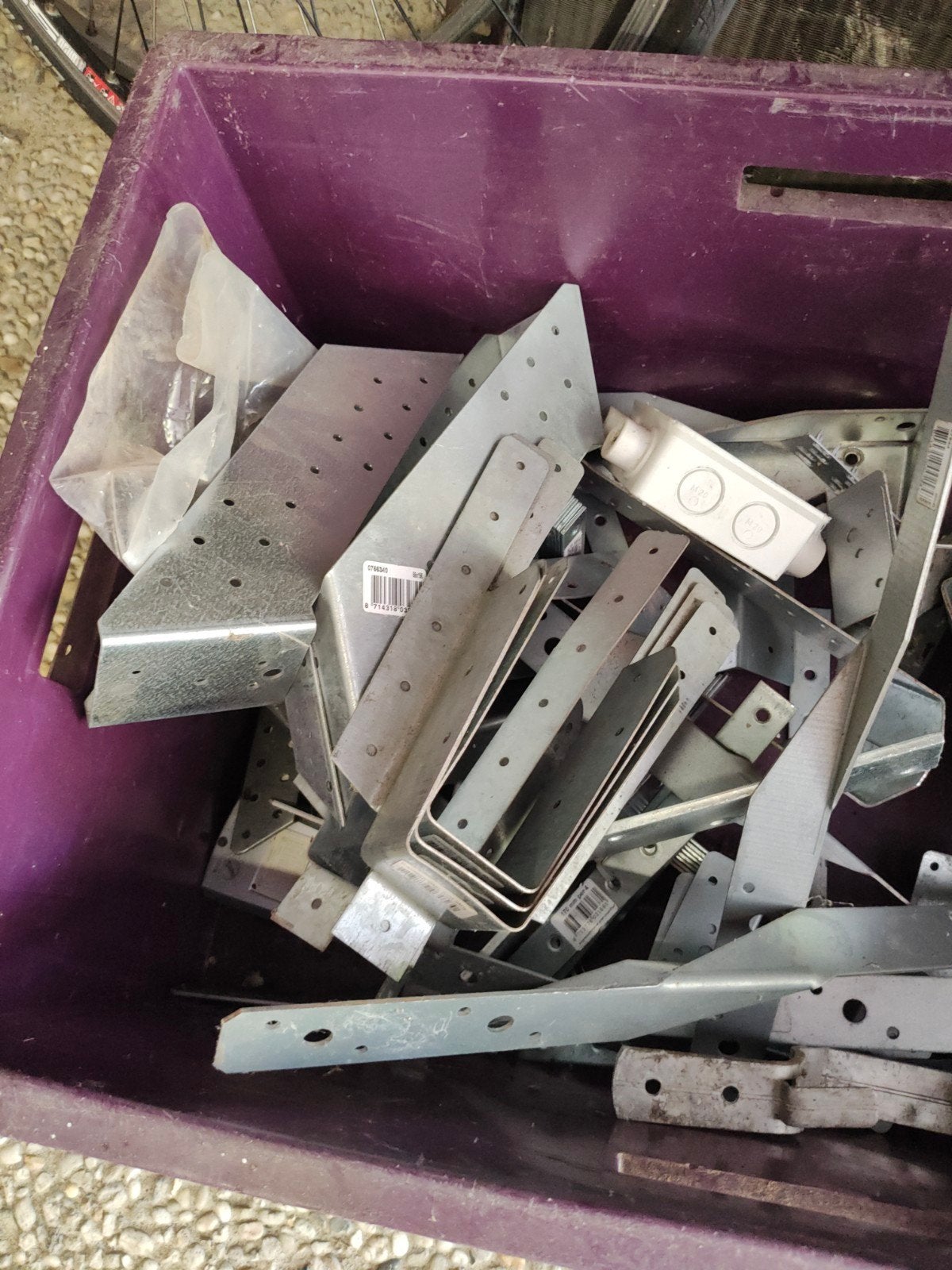 Metalen verbindingsdelen: truss clips raveeldragers, Doe-het-zelf en Verbouw, Ophalen, Gebruikt, 250 mm of meer, Overige typen