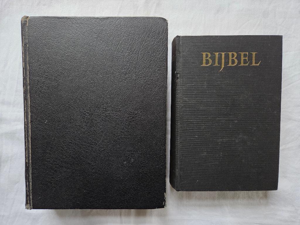 Statenbijbel 1930 + 1960 (familie Jagt, Apeldoorn), Ophalen of Verzenden