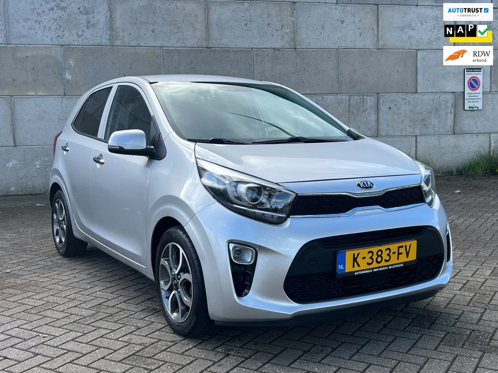 Kia Picanto 1.0 DPi DynamicPlusLine automaat, Gebruikt, 4 stoelen, Origineel Nederlands, Bedrijf
