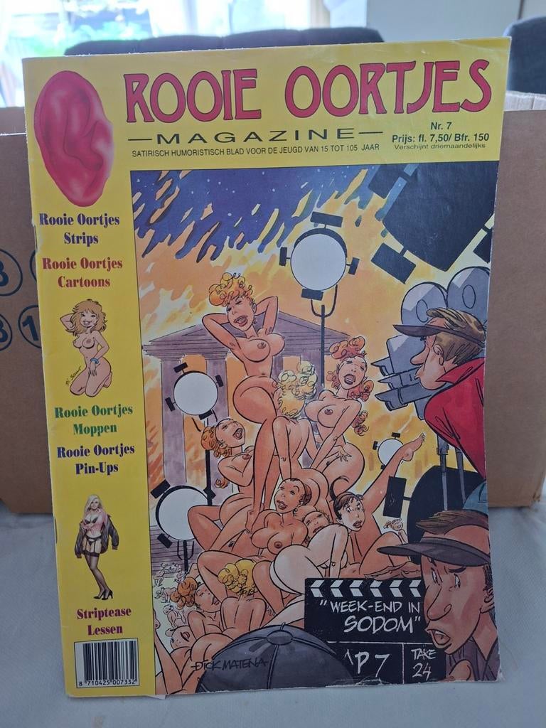 Rooie Oortjes Magazine Nr. 7 - Satirisch Humoristisch Blad, Boeken, Stripboeken, Verzenden