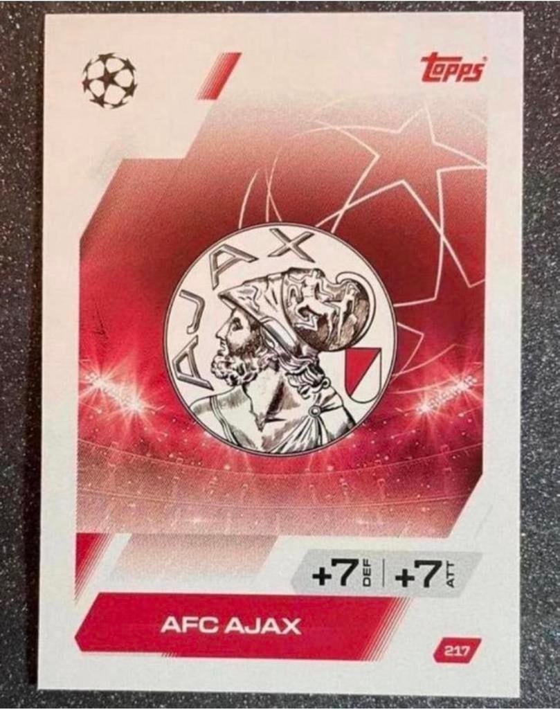 Topps MA 25/26    CLUB BADGE    AFC AJAX, Verzenden, Zo goed als nieuw, Plaatje