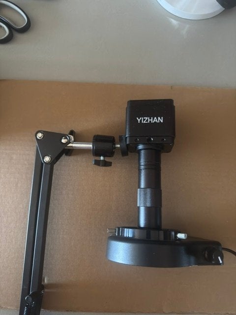 YIZHAN 4K Digitale Microscoop 48MP – LED Verlichting, Ophalen of Verzenden, Zo goed als nieuw, Minder dan 400x, Onderdelen of Toebehoren