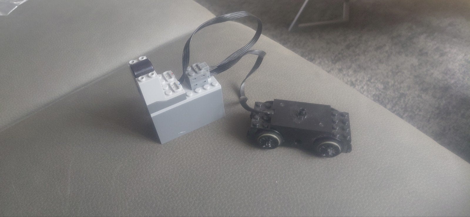 LEGO Technic Power Functions Motor en Batterijbox, Ophalen of Verzenden, Gebruikt, Overige merken