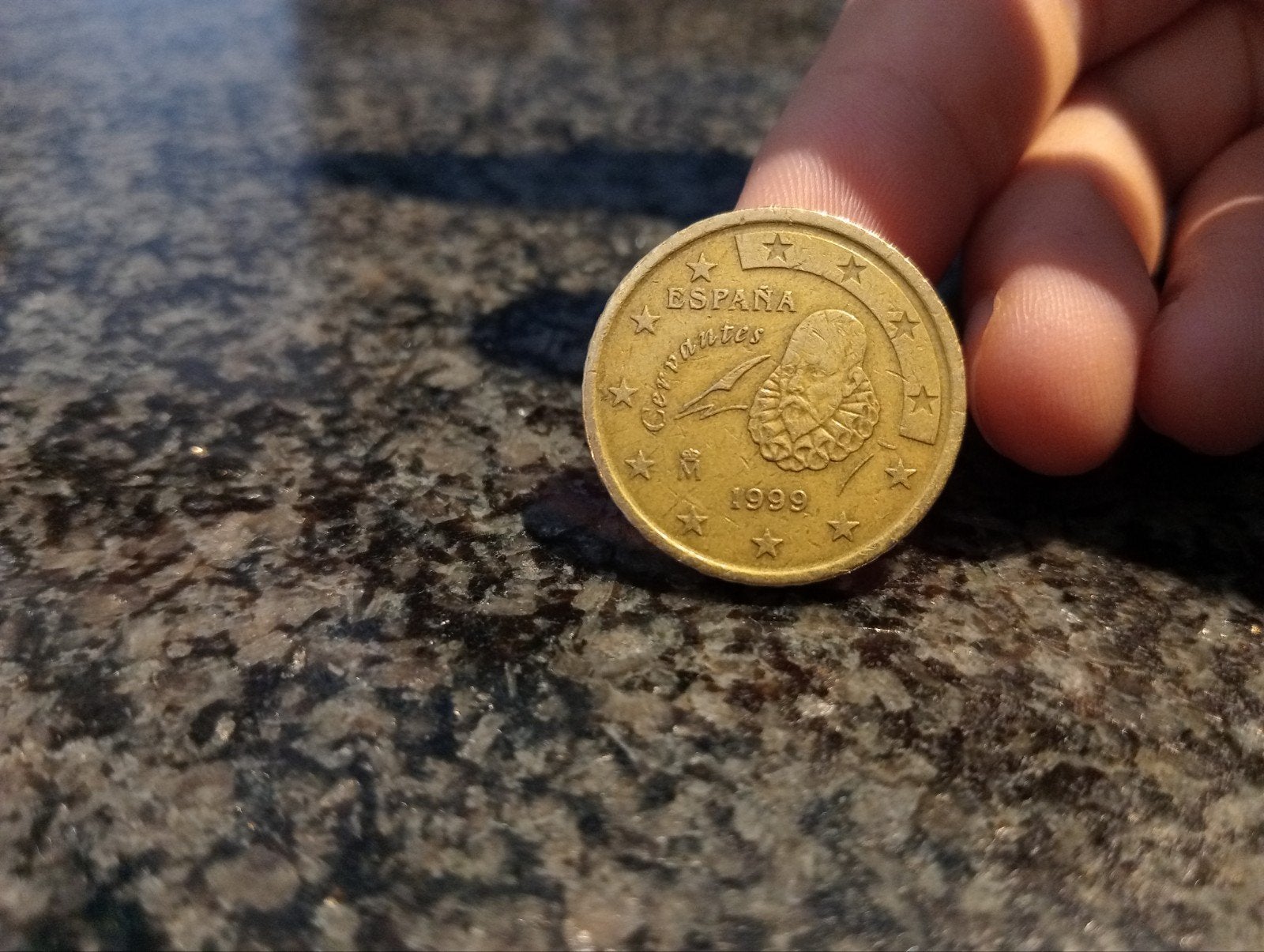 Zeldzame Spaanse 50 cent munt uit 1999, Postzegels en Munten, Ophalen, Spanje, 50 cent, Losse munt