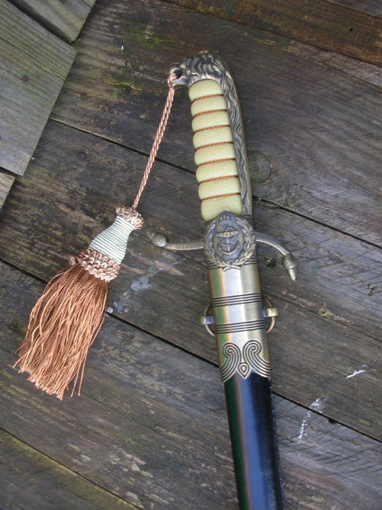 ponjaard dolk met logo marine, Verzenden