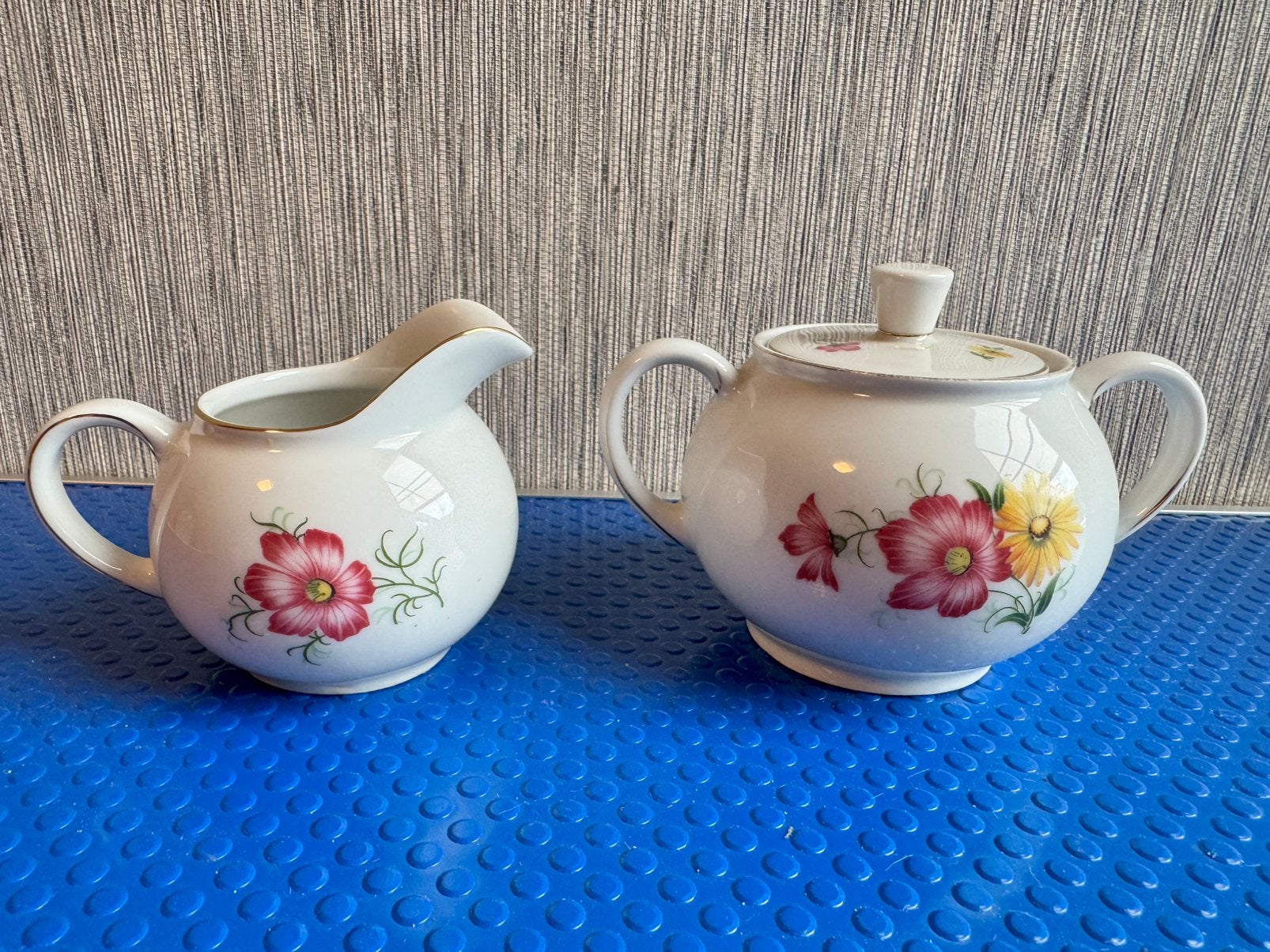 Arzberg porselein roomstel, suikerpot & melkkannetje, Ophalen of Verzenden