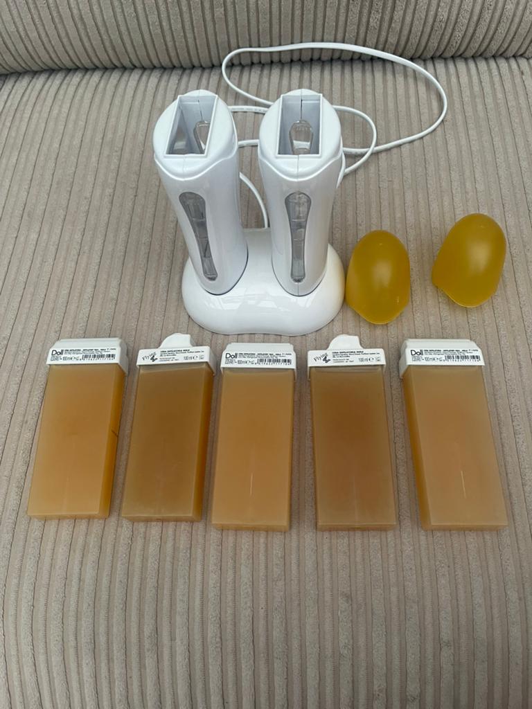 Waxapparaat + wax cartridges set te koop, Ophalen, Zo goed als nieuw
