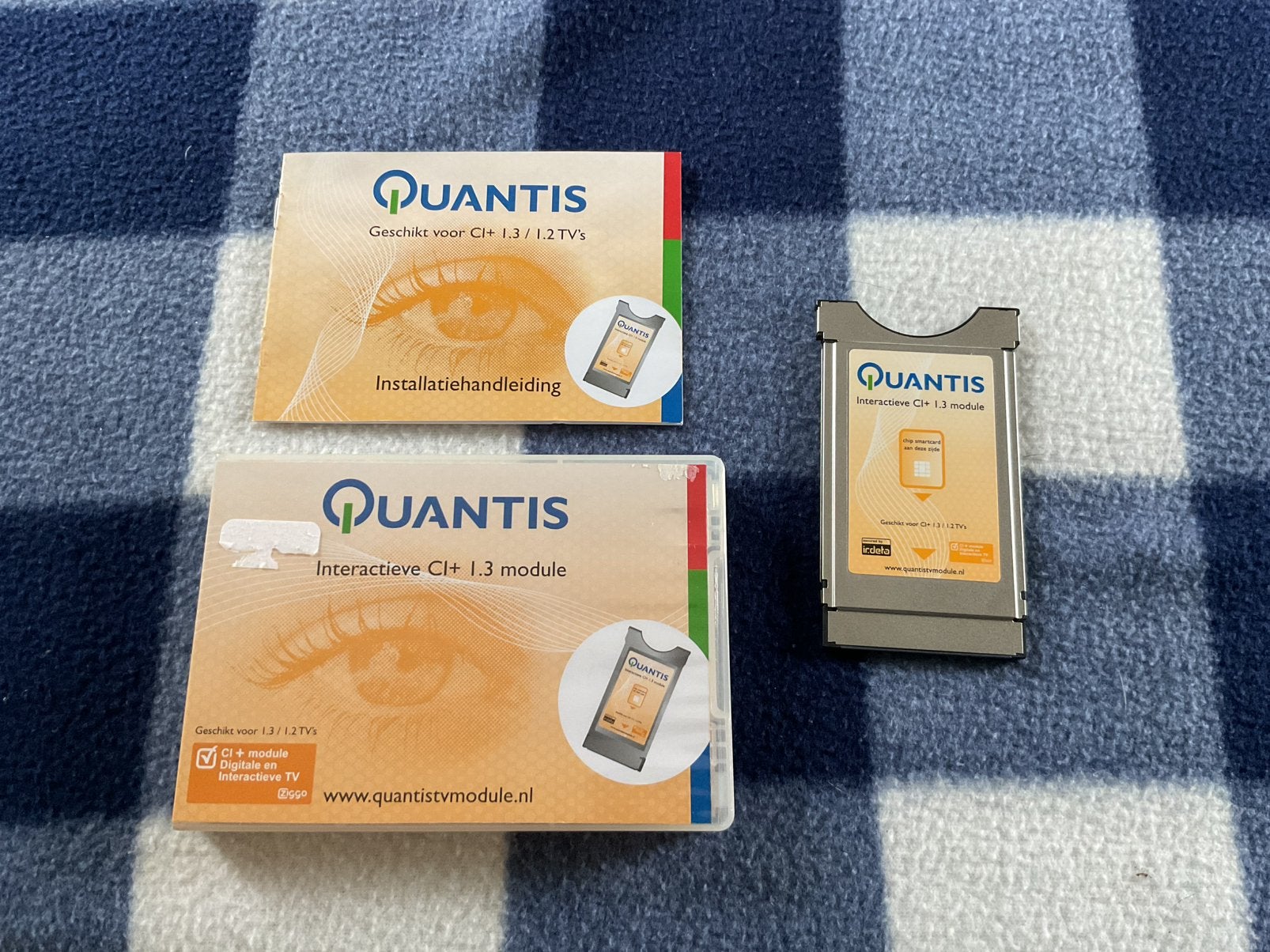 Quantis Interactieve CI+ 1.3 module, geschikt voor Ziggo, Ophalen of Verzenden, Zo goed als nieuw, Decoder