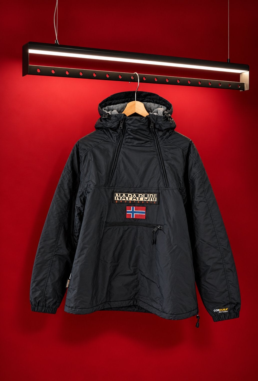 Napapijri Skidoo Anorak Jas Zwart - Maat XXl, Ophalen of Verzenden, Zo goed als nieuw, Maat 52/54 (L), Zwart