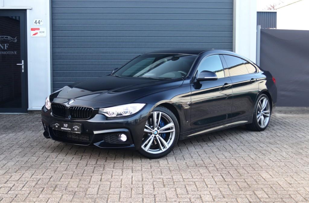 Bmw 4-SERIE 435i Gran Coupe F46 N55 - M-Package! - NL auto!, Auto's, Achterwielaandrijving, 4-Serie, Zwart, Origineel Nederlands