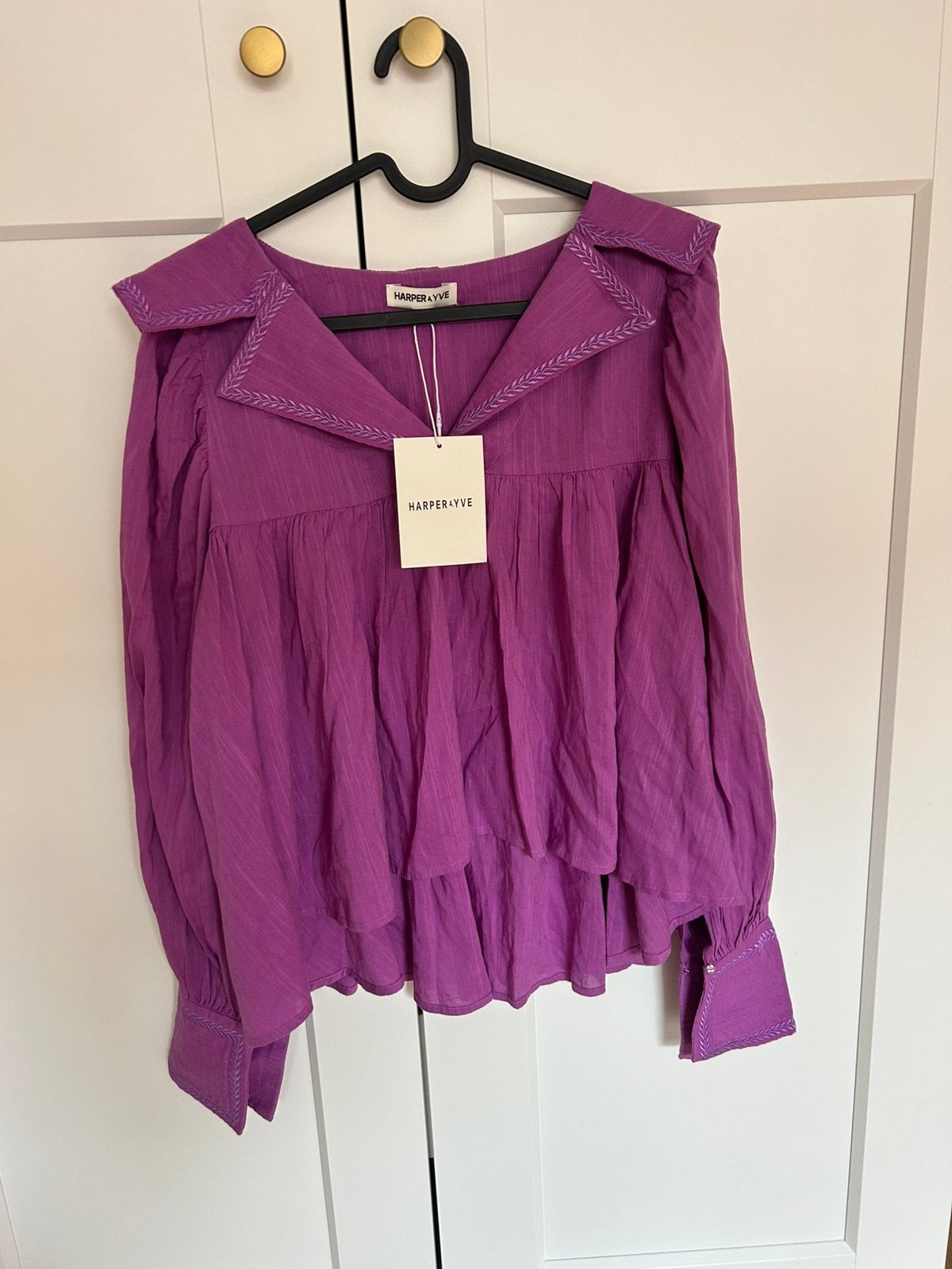 Harper & yve blouse, Verzenden, Nieuw, Maat 36 (S), Paars