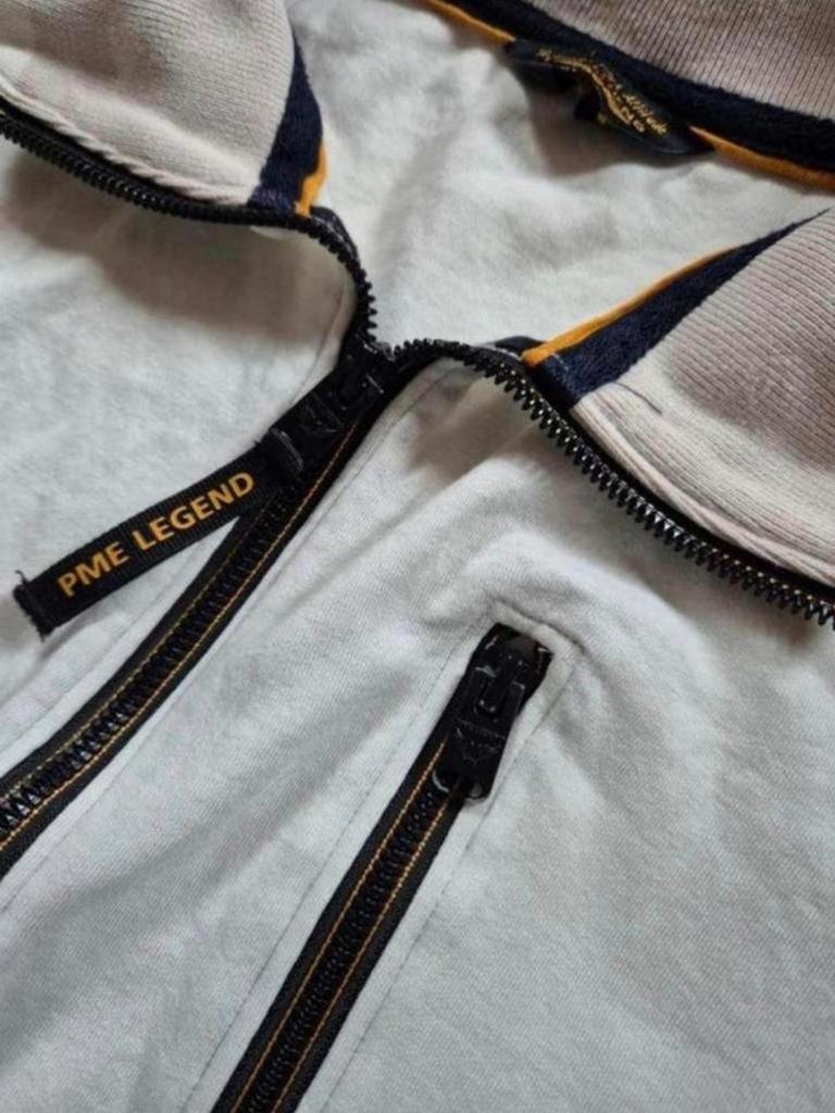 Pme Legend Pall Mall longsleeve sweater Zippertrui maat L, Maat 52/54 (L), ., Beige, Ophalen of Verzenden