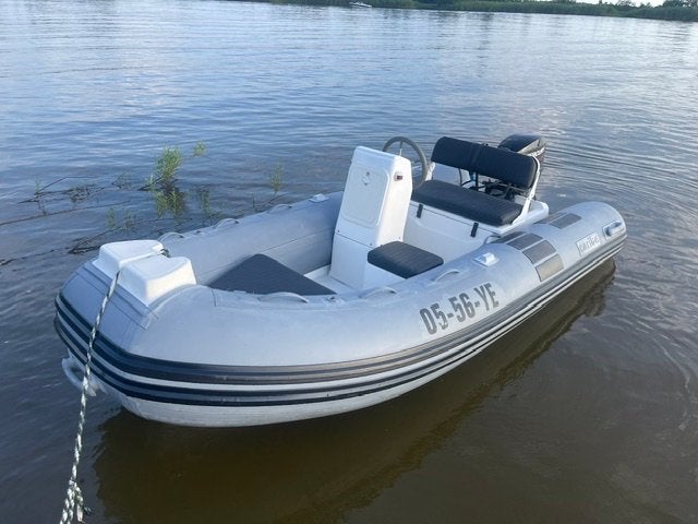 Caribe DL-12 RIB met 25 PK Mercury buitenboordmotor, 4 m, Ophalen, Polyester/glasvezel, Overige merken
