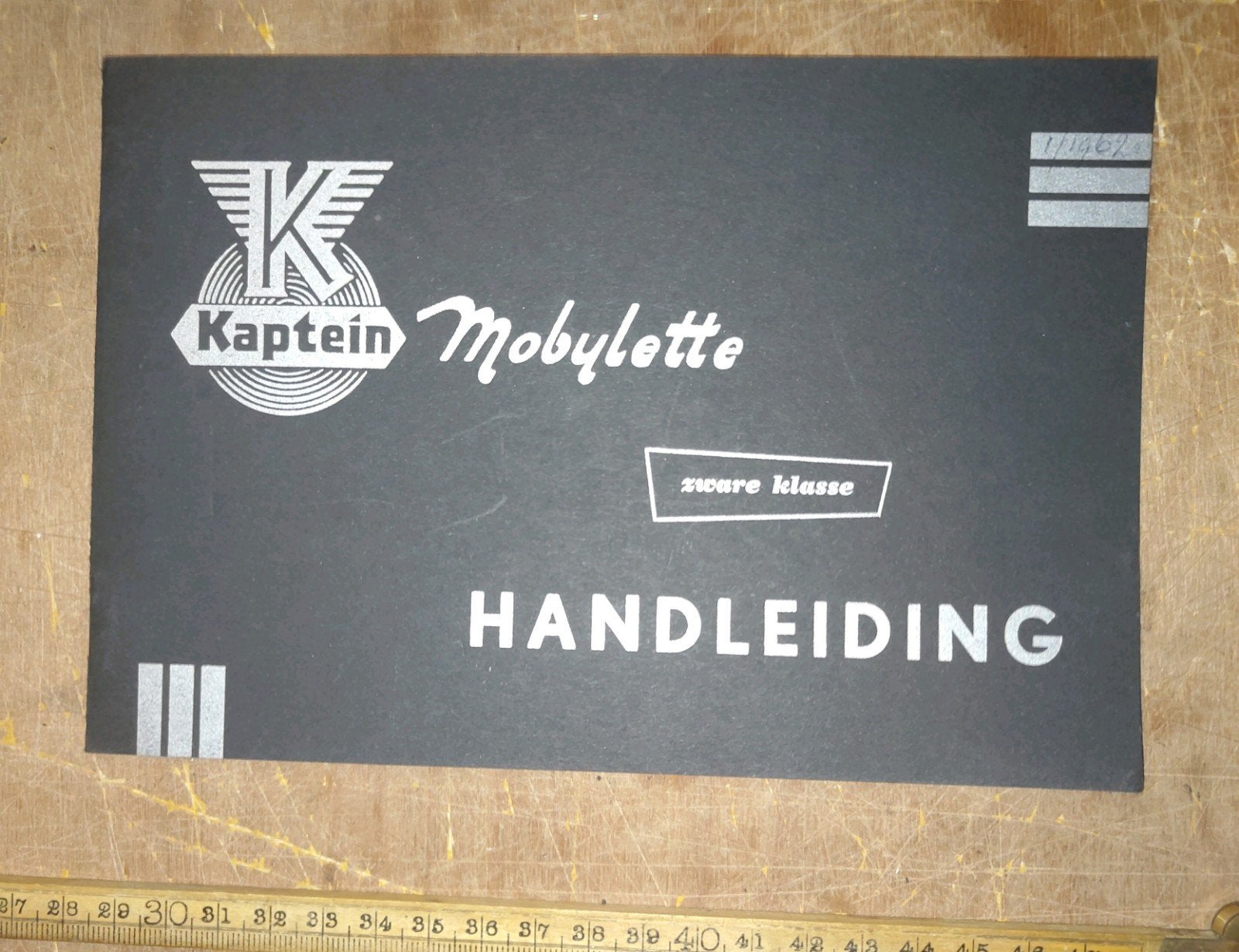 Kaptein Mobylette Zware Klasse Handleiding, Ophalen of Verzenden, Zo goed als nieuw