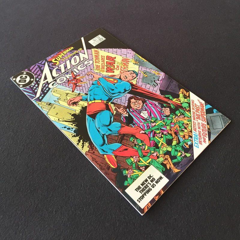 Action Comics Vol.1 #561 (1984) VF+ (8.5), Eén comic, Amerika, Ophalen of Verzenden, Zo goed als nieuw