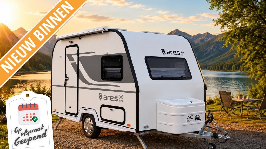 CARAVAN ARES 330 / 2025 / NIEUW / 4 PERSOONS / 710 KG, Overige merken, Bedrijf, Luifel, 500 - 750 kg
