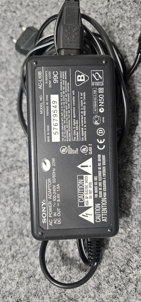 Originele Sony AC-L10B/ ACL10B/ACL10A stroom kabel, 20x of meer, Ophalen of Verzenden, Sony