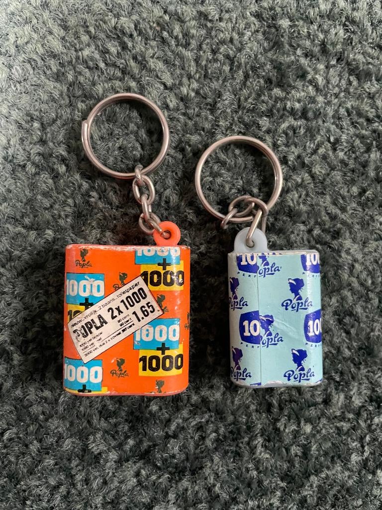 Sleutelhanger: Popla toiletpapier, Ophalen of Verzenden, Zo goed als nieuw, Merk