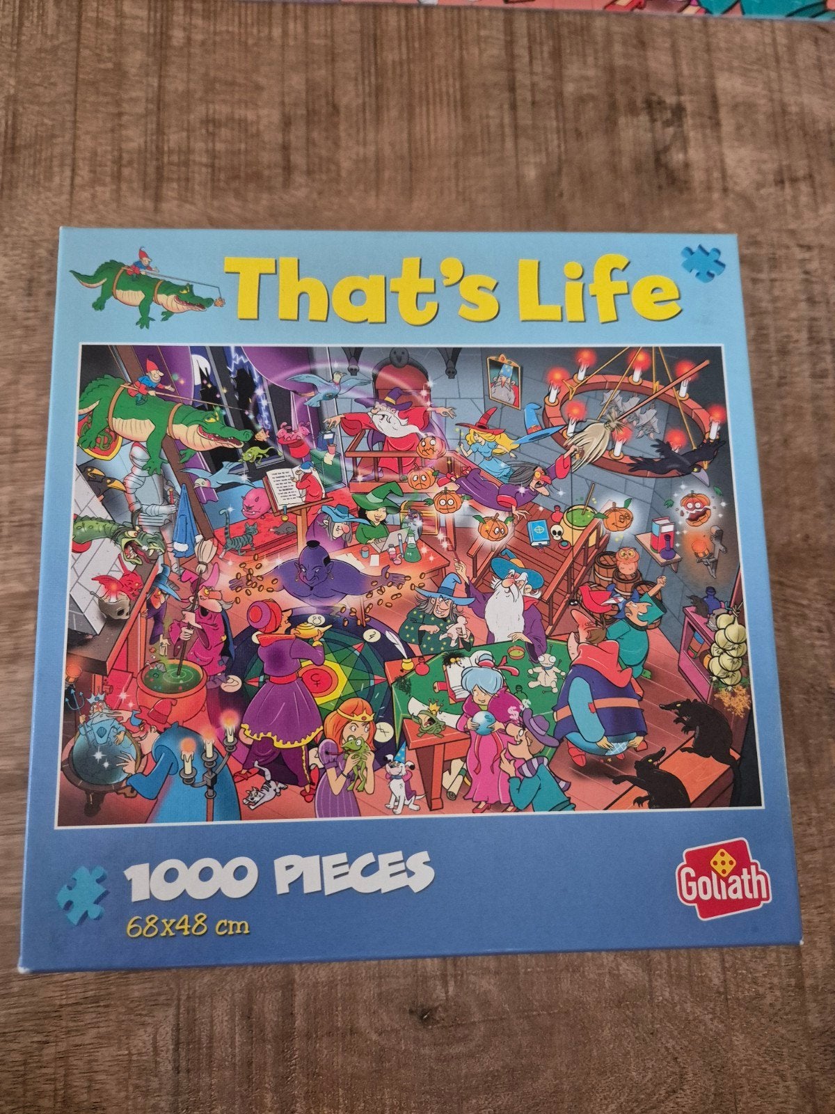 5x That's Life Puzzels 1000 Stukjes - Diverse Thema's, Ophalen, 500 t/m 1500 stukjes, Zo goed als nieuw, Legpuzzel