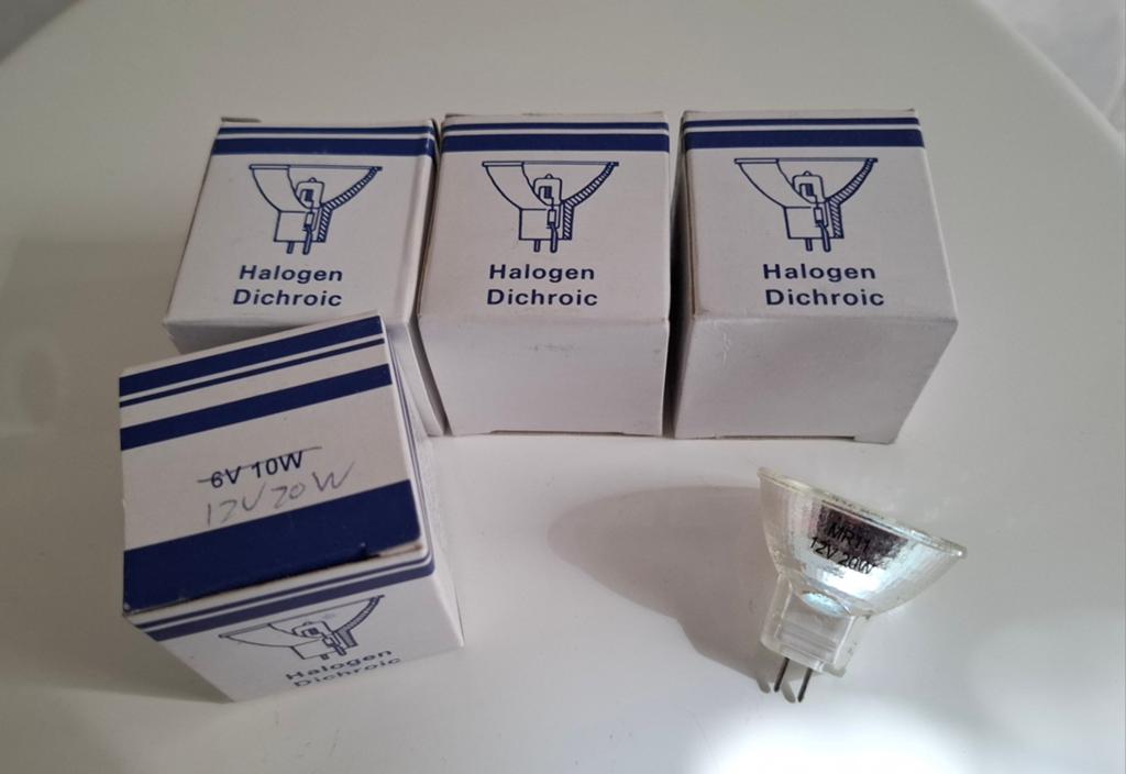 Halogeen Lampjes Dichroic 12V/20W, Ophalen of Verzenden, Nieuw, Glas