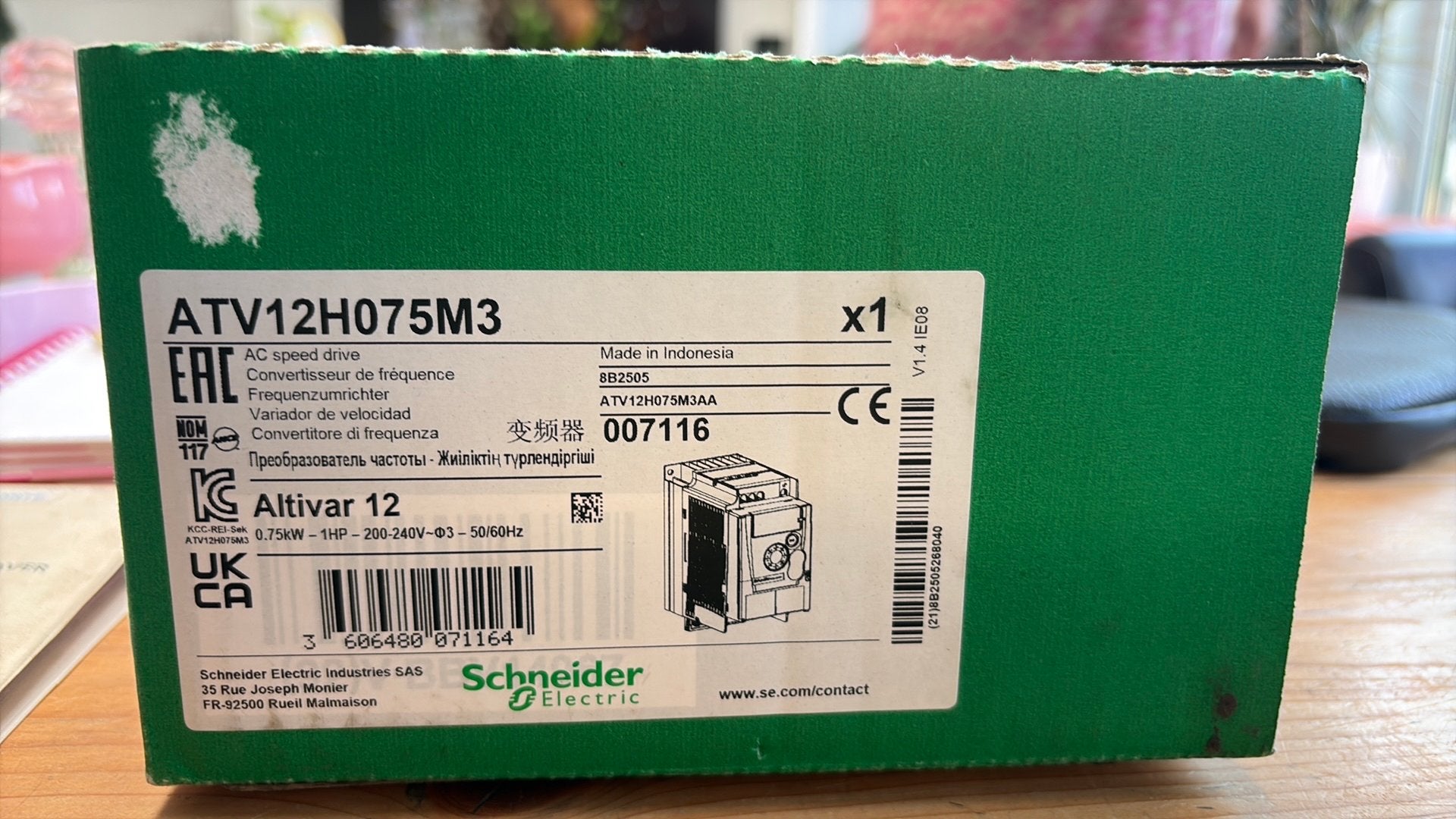 Schneider ATV12H075M3 Frequentie regelaar, Ophalen, Nieuw, Overige typen