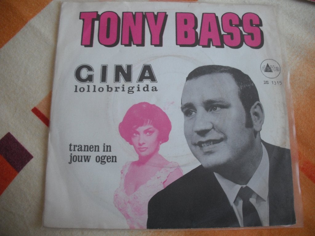 Tony Bass - Gina Lollobrigida., Ophalen of Verzenden, Zo goed als nieuw, 12 inch, Levenslied of Smartlap