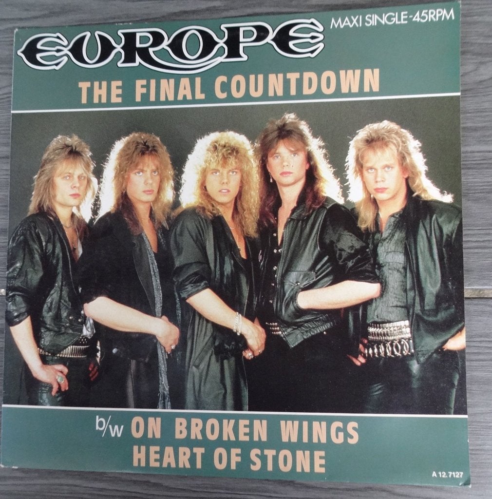12 inch Disco Single   EUROPE   the final countdown, Cd's en Dvd's, Ophalen of Verzenden, Zo goed als nieuw, 12 inch, Rock en Metal