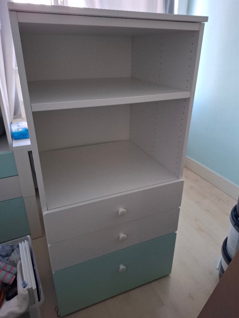 Ikea smastad/platsa boekenkast, Ophalen, Met plank(en), Gebruikt, 100 tot 150 cm