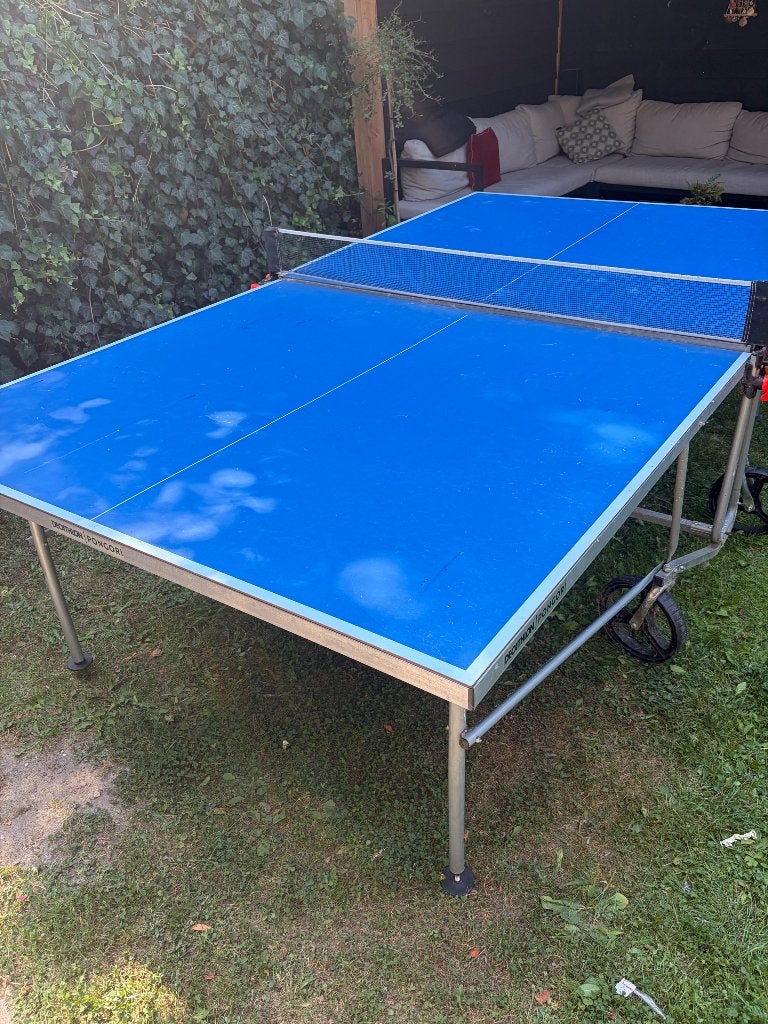Tafeltennistafel outdoor, Ophalen, Zo goed als nieuw, Tafel Outdoor, Verrijdbaar