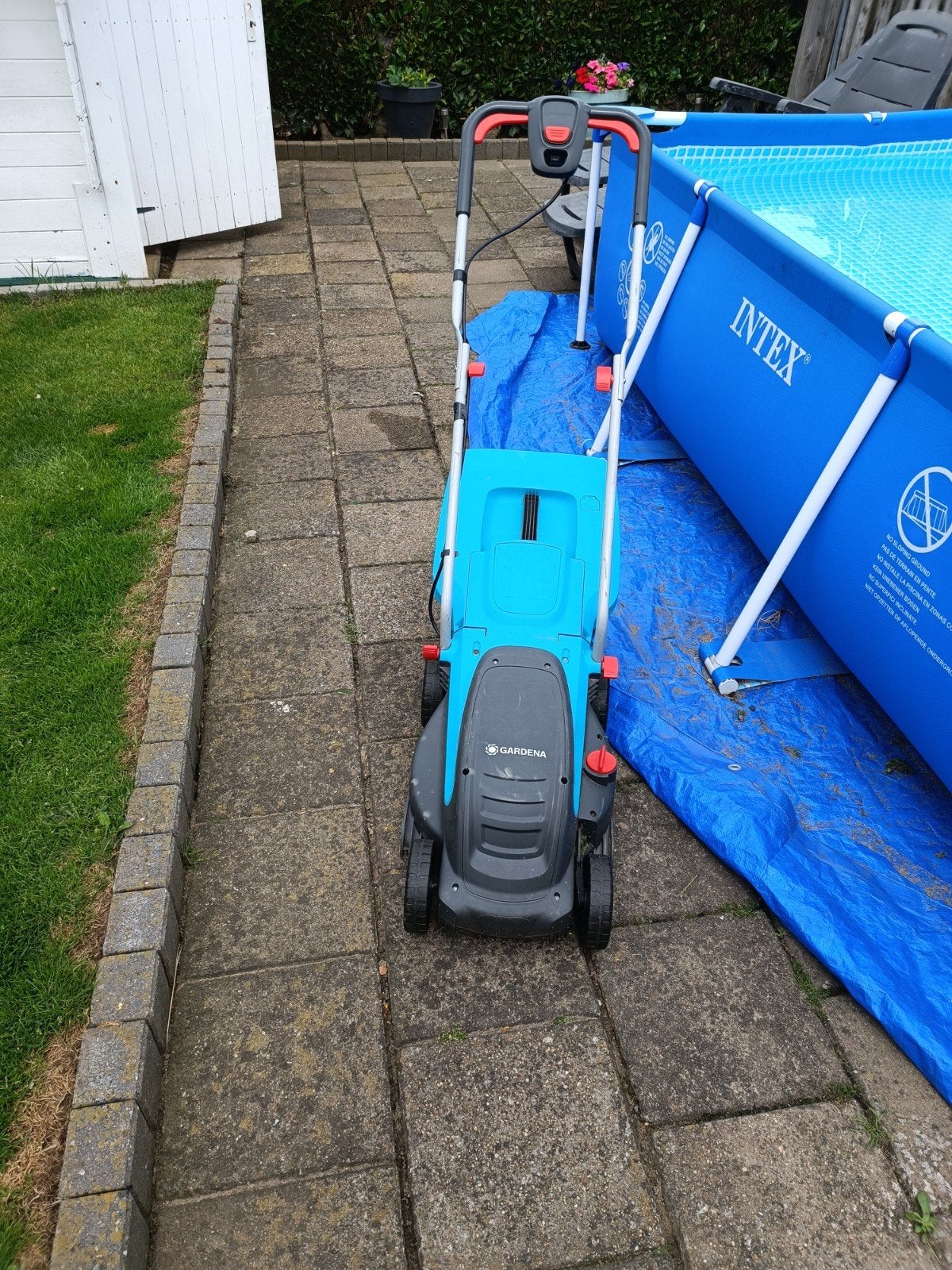 Gardena Elektrische Grasmaaier - Goede Staat, Ophalen, Cirkelmaaier, Gebruikt, Elektrische grasmaaier