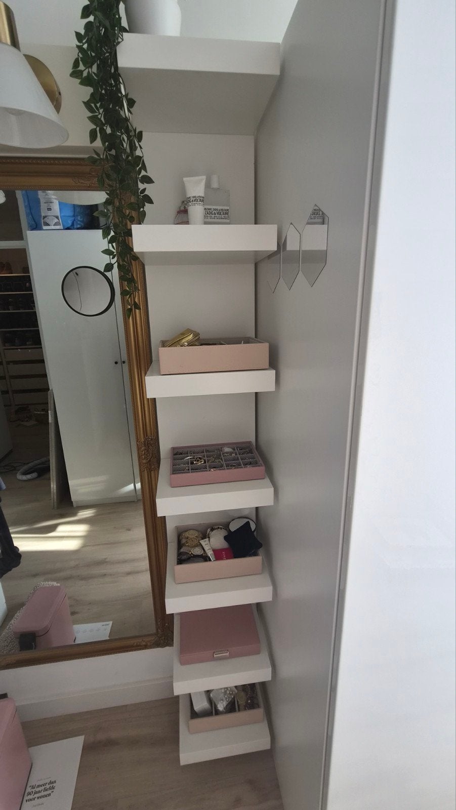 Ikea LACK wandrek wit 190x30 cm - hangend/staand, Huis en Inrichting, Ophalen, Zo goed als nieuw