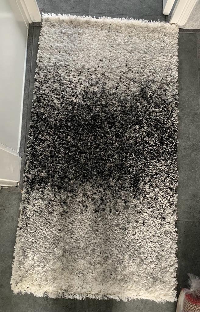 Set van 3 tapijten: 2 klein, 1 groot met glitters, Ophalen, Gebruikt, 100 tot 150 cm, Wit