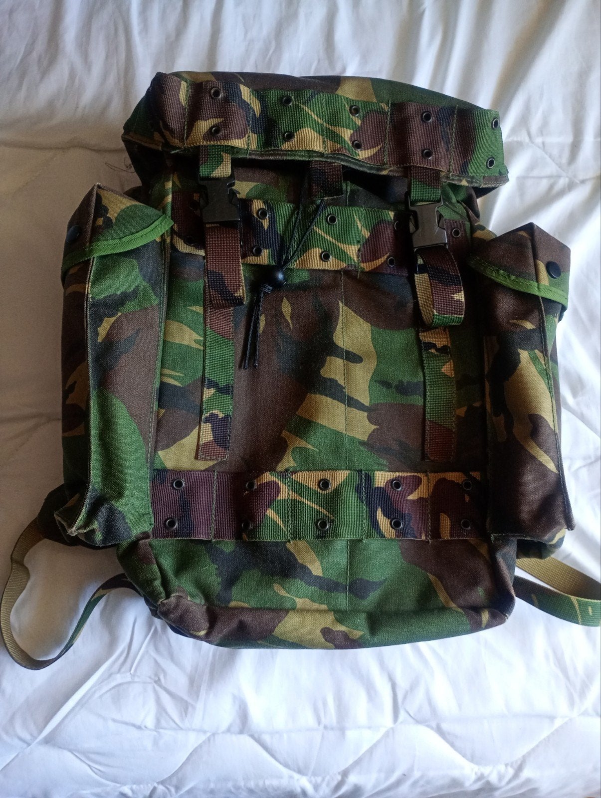woodland camo rugzak, backpack, daypack origineel kl zgan, Verzamelen, Ophalen of Verzenden, Landmacht, Nederland, Overige typen