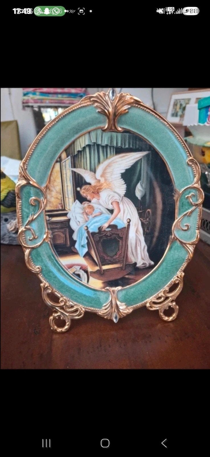 Bradford Exchange 'In Faithful Care' sierbord, Ophalen of Verzenden
