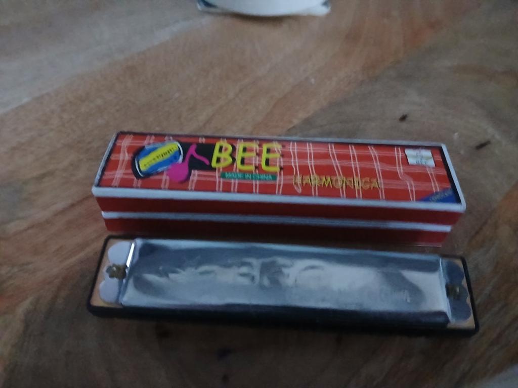 Bee Mondharmonica met doosje, Ophalen of Verzenden