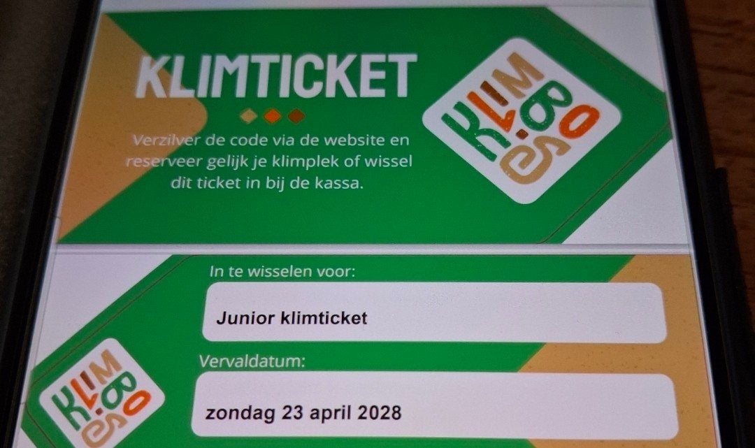 Ticket klimbos., Eén persoon