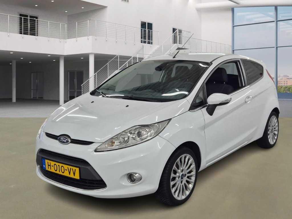 Ford Fiesta 1.25 Ghia, H-010-VV, Auto's, Ford, Bedrijf, Fiësta, Benzine, Euro 5, B, Hatchback, Handgeschakeld, Geïmporteerd, Wit