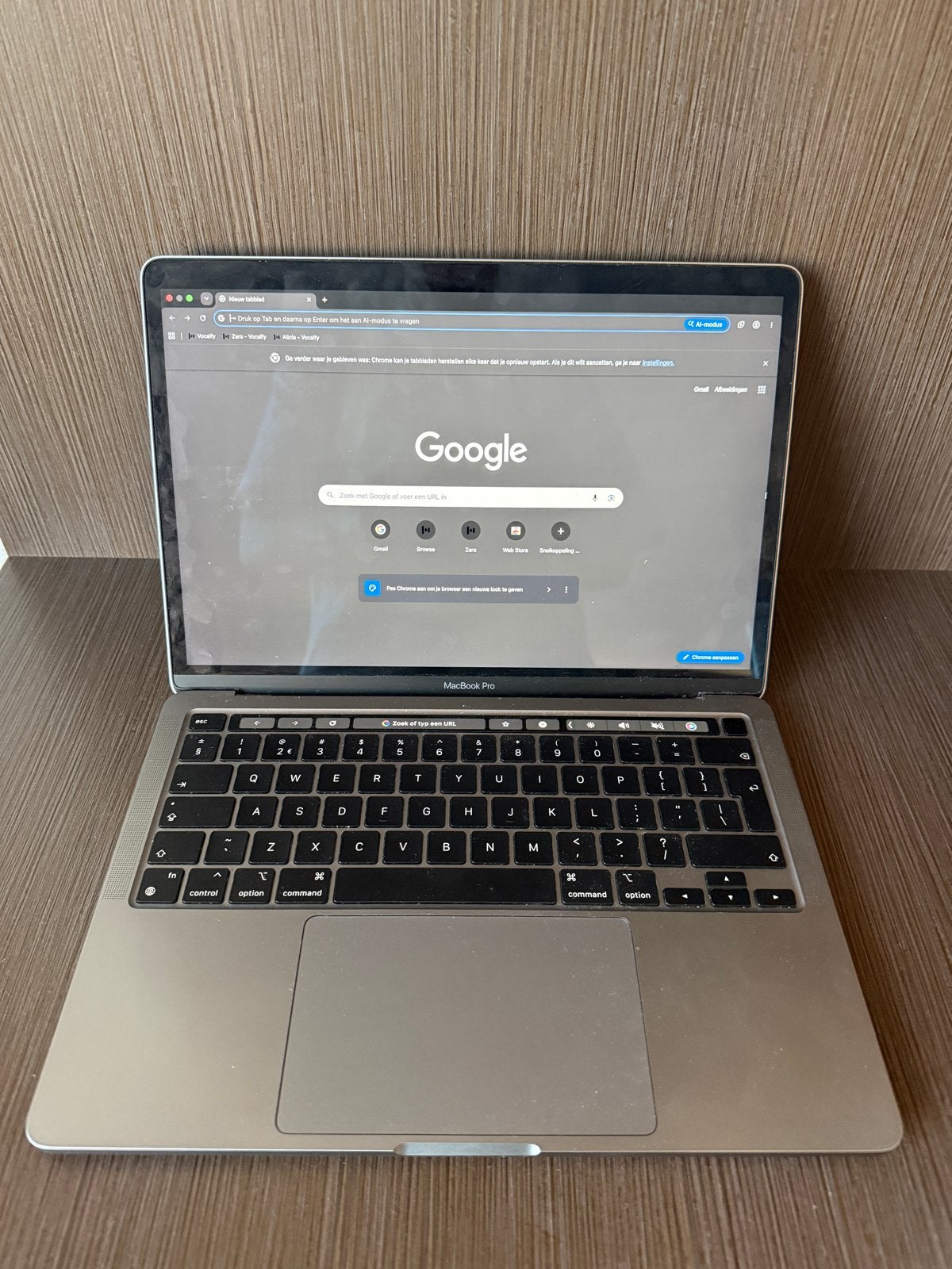 Schadevrije MacBook Pro 13-inch M1 2020 - 8GB RAM, Computers en Software, MacBook Pro, Qwerty, 8 GB, 13 inch