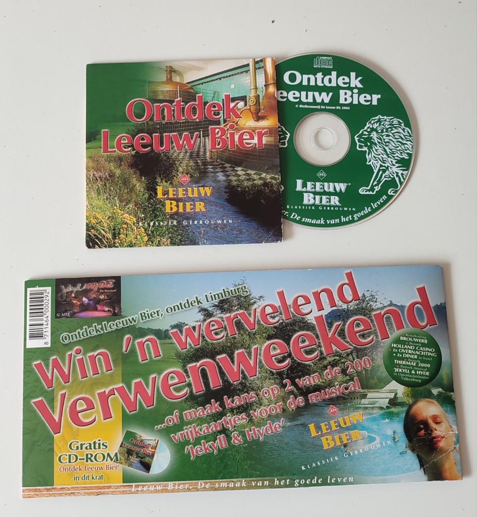 Leeuw bier CD met orginele reclame karton, Ophalen of Verzenden, Zo goed als nieuw, Overige typen, Leeuw